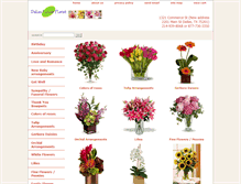 Tablet Screenshot of dallasflowerflorist.com